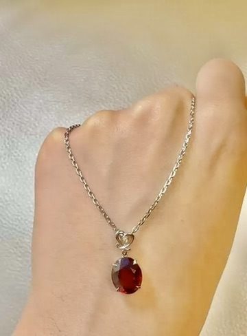 Ruby Heart Pendant